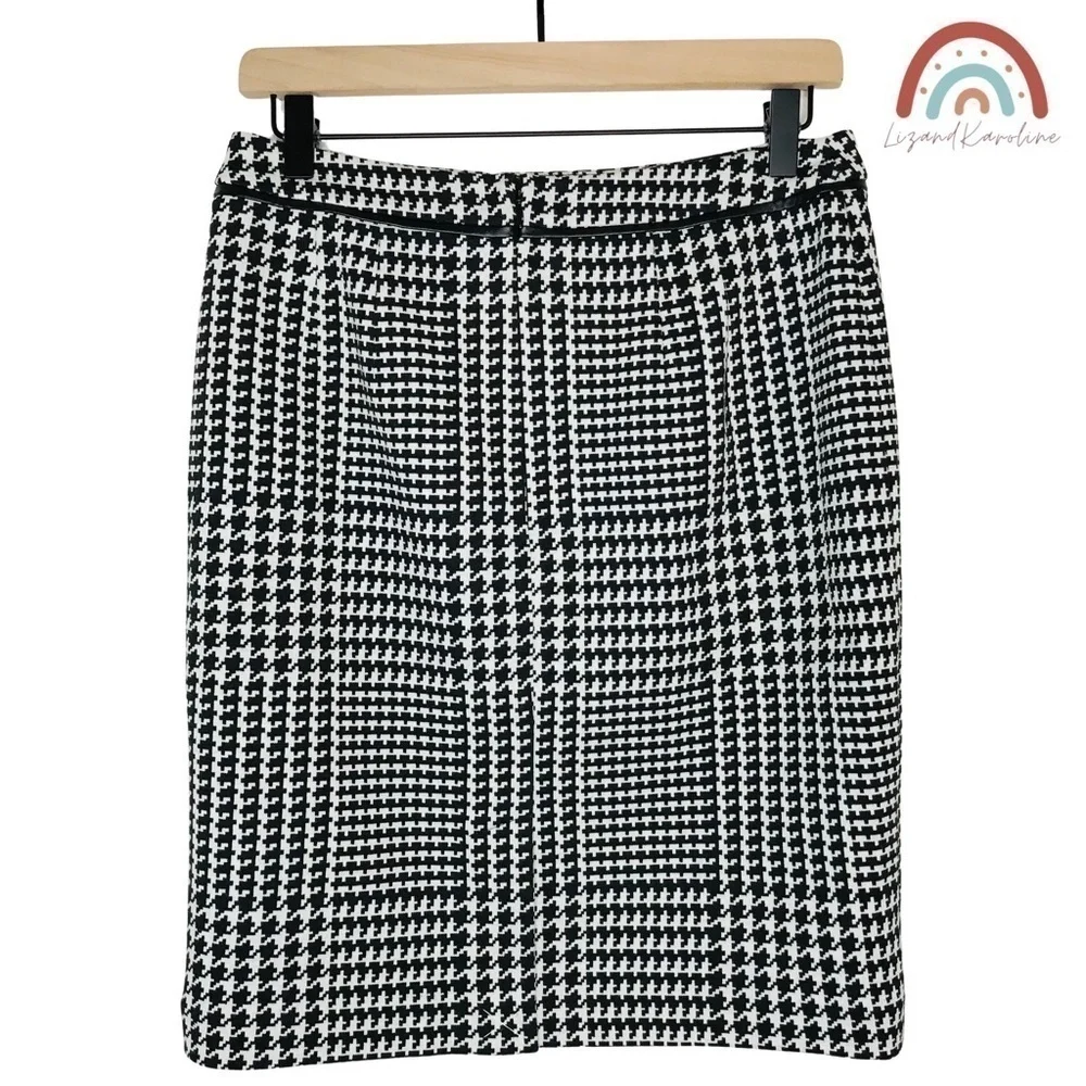 Talbots jacquard houndstooth